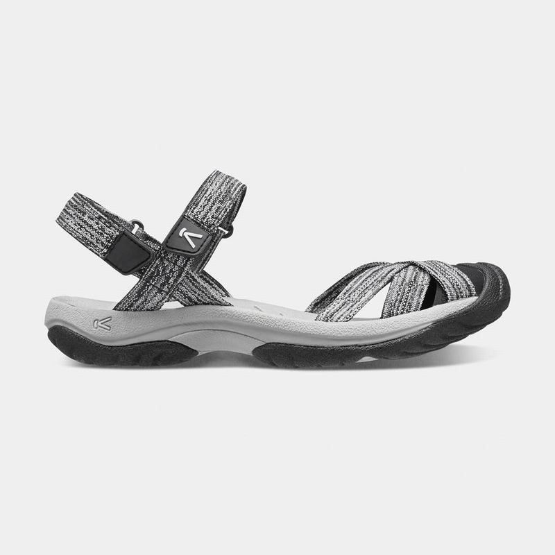 Sandalias Keen Bali Strap Para Mujer Grises/Negros - Sandalias Keen Mexico (964870-ZXH)